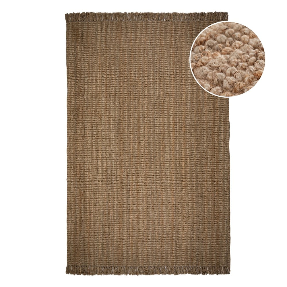 Flair Rugs Juten tepih u prirodnoj boji 240x340 cm Jute Boucle – | shoptok.hr