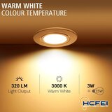 HCFEI 6x 82 mm vgradni LED reflektor - 3000 K | Shoptok.si