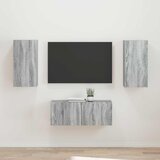  Set TV komoda Zidne 2 pcs Siva Sonoma Konstruirano drvo | Eponuda.com