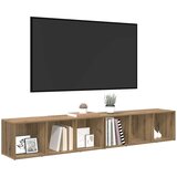  Set TV komoda Zidne 2 pcs Umjetnički hrast 37 x 35 x 107cm | Eponuda.com