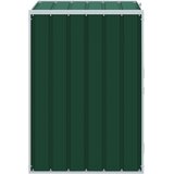  Spremnik za kantu za jednu kantu na kotačiće, zeleni, 72 x 81 x 115 cm, čelik | shoptok.hr