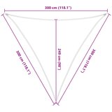  Jedro za sunce Svijetlo siva i bijela. 3 x 3 x 3 m | shoptok.hr