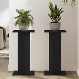  Stalak za biljke 2 pcs Crni hrast 30 x 30 x 60 cm | shoptok.hr