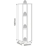 MID.YOU Arhivska Omara Salia B30, Antracit, Barva Hrasta | Shoptok.si