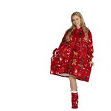 Svilanit Hoodie deka/pokrivač Xmass Red + Poklon: Čarape | shoptok.hr