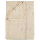 pleteno ćebe pointelle, ivory