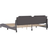  Okvir za krevet bez madraca Zadar sivi 200x200 cm od umjetne kože | shoptok.hr