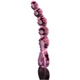 Icicles br. 43 - perlasti stakleni dildo (roza) | shoptok.hr