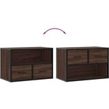 TV ormarić boja hrasta 60x31x39 5 cm konstruirano drvo i metal | shoptok.hr