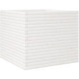 vidaXL Vrtno cvetlično korito belo 80x80x68,5 cm trdna borovina, (21159797) Cene