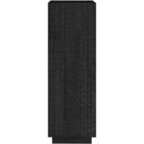 Ormarić za knjige / sobna pregrada crni 40x35x103 cm borovina | Eponuda.com