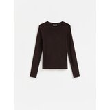 Reserved Obični džemper - tamnosmeđe | shoptok.hr
