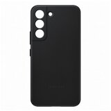 Samsung Galaxy S22 Usnjen zadnji ovitek, črn | Shoptok.si