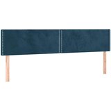  box spring s madracem LED tamnoplavi 160x200 cm baršun | shoptok.hr