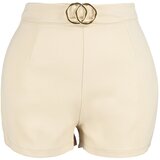 Trendyol Shorts - Beige - High Waist | Shoptok.si