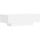 Maison Chic Klubska mizica - kavna mizica - Nizka mizica bela 100x49,5x31 cm inženirski les, (21754075) Cene