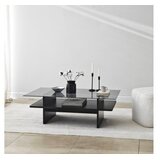 Hanah home Club sto Saga pravougaonik, 105x35x65 cm, crni | Eponuda.ba