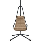  Viseća jaja stolica Sivo-smeđa 94 x 107 x 196,5 cm Čelik | shoptok.hr