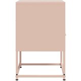 vidaXL Noćni ormarići 2 kom ružičasti 36 x 39 x 60,5 cm čelični | shoptok.hr