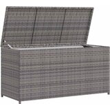  Vrtna kutija za pohranu siva 120 x 50 x 60 cm od poliratana | shoptok.hr
