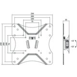 Logilink TV wall mount, 23 42, tilt, 25 kg max., BP0005 | ePonuda.com