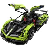  Licencirani auto na daljinsko upravljanje Rastar 1:8 Pagani Huayra BC - zeleni - 2896 elemenata | shoptok.hr