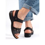 Shelvt Comfortable black sandals for women | shoptok.hr