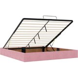 vidaXL Okvir kreveta s madracima ružičasti 180x200cm baršunasti | shoptok.hr