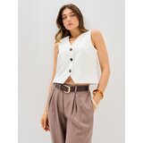Sinsay Wide leg hlače s remenom, s dodatkom viskoze | shoptok.hr