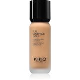 KIKO Milano Full Coverage 2-In-1 puder in korektor 2 v 1 odtenek 40 Warm Beige 25 ml | Shoptok.si