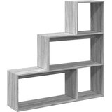 Pregrada regal za knjige 3 razina sonoma 123x29x123 cm drveni | Eponuda.com