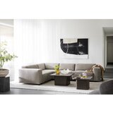 Rowico Tamno smeđi stolić za kavu u dekoru hrasta ø 60 cm Sullivan – | shoptok.hr