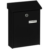 PORTAFERM Poštni nabiralnik PM 22 (7,5 x 22,5 x 30,5 cm, kovinski, črne barve) Cene