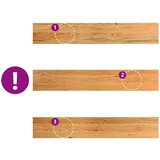  Okenske police 2 kosa svetlo rjava 90x15x2 cm trdna hrastovina | Shoptok.si