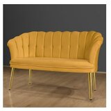 Atelier Del Sofa sofa dvosed daisy gold metal mustard Cene