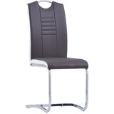 Furnova Nihajni jedilni stoli 2 kosa sivo umetno usnje, (21928795) | Shoptok.si