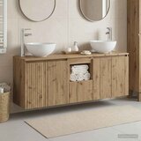 Set ormarića za kupaonicu 3 kom. Hrast artisan 129 x 41 x 80 cm Cijene