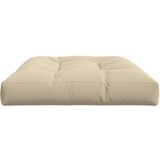  Jastuk za palete bež 120 x 80 x 12 cm od tkanine | shoptok.hr