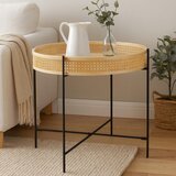 Premier Housewares Okrugao stolić za kavu od ratana u prirodnoj boji ø 60 cm Depok – | shoptok.hr