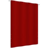 vidaXL Balkonsko platno rdeče 160x240 cm tkanina Oxford Cene
