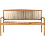  Složiva vrtna klupa s jastukom 159 cm od masovne tikovine | shoptok.hr