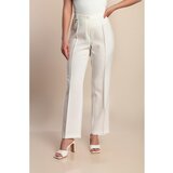 Fenzy Elegantne Hlače Za Veće Veličine, Krem | shoptok.hr