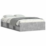 Maison Chic Posteljni okvir - Dvoposteljna postelja - Zakonska postelja betonsko siv 120x190 cm-J10251, (21777115) | Shoptok.si