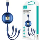 Usams KABEL 3V1 1M ZA LIGHTNING MICRO USB USB-C ZA IPHONE SAMSUNG XIAOMI, (21980496) | Shoptok.si