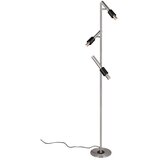 Trio Select Črna/v srebrni barvi LED stoječa svetilka (višina 150 cm) Ikaris – | Shoptok.si