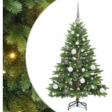 vidaXL Umestno božično drevo med 150 LED Zelena 120 cm PE in PVC | Shoptok.si