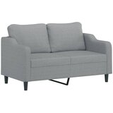  2-dijelni set sofa s jastucima svjetlosivi od tkanine | shoptok.hr