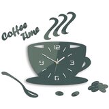  Zidni satovi COFFE TIME 3D GRAY HMCNH045-gray (moderni zidni) Cijene