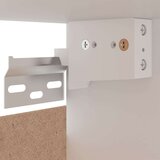 Viseći ormarić crni 60 x 31 x 40 cm od konstruiranog drva | shoptok.hr