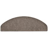  Prostirke za stepenice, samoljepljive, 30 kom., 65x21x4 cm, bež, poluokrugle, velike | shoptok.hr